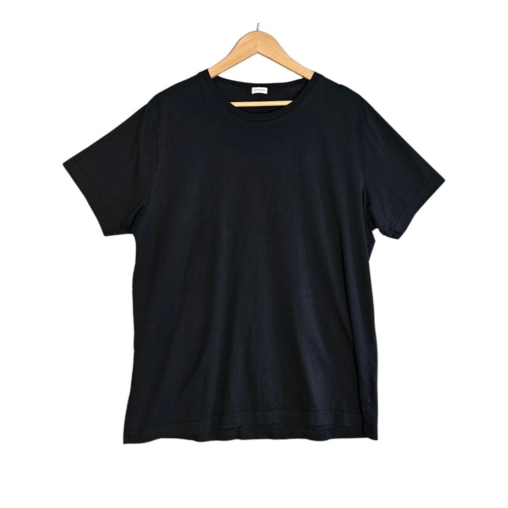 Son of a Tailor Mens L Supima Cotton T Shirt Black Short Sleeve Minimal Custom